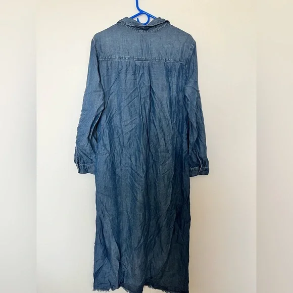 Cloth and Stone denim maxi dress chambray - Picture 4 of 10